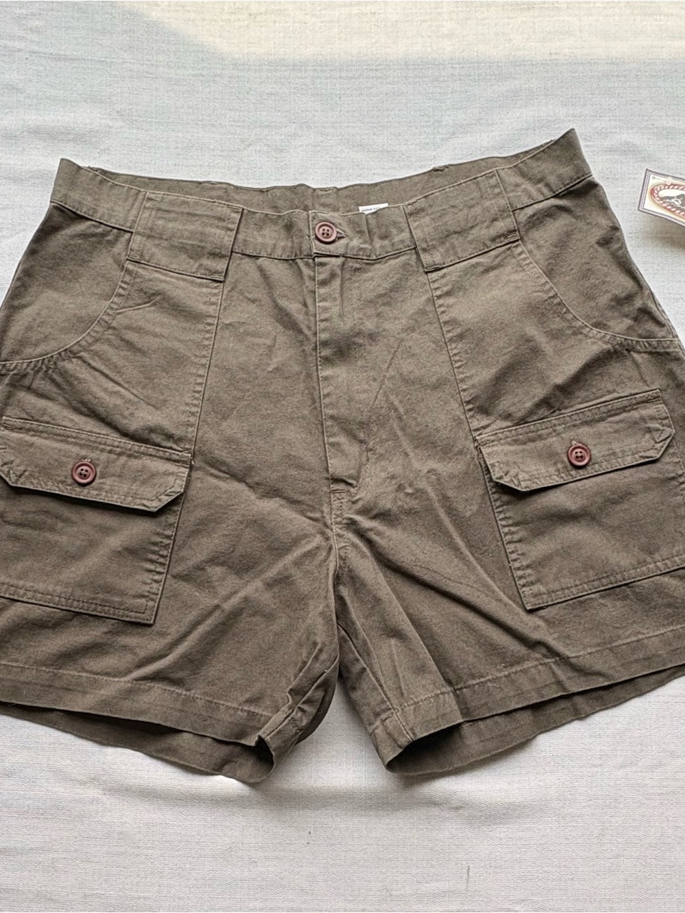 The Original Cascade Cargo Shorts Mens 36 Olive 100% Cotton Style 131 NWT